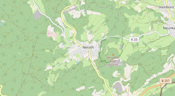 Wanderhotel auf Karte