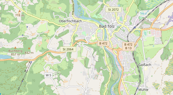 Wanderhotel auf Karte