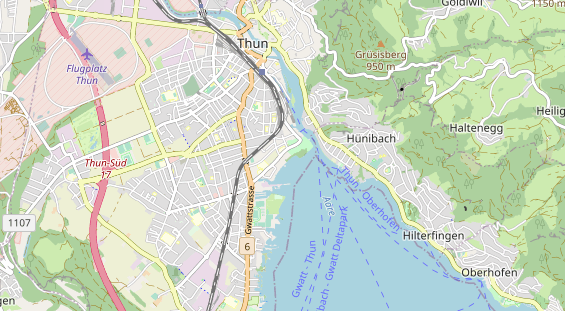 Wanderhotel auf Karte