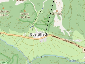 Wanderhotel auf Karte