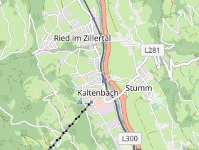 Wanderhotel auf Karte