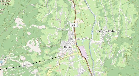 Wanderhotel auf Karte