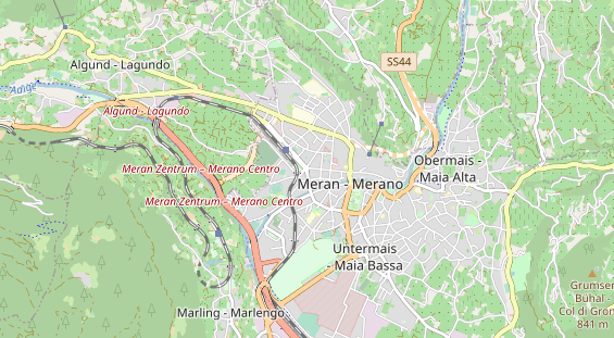 Wanderhotel auf Karte