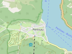 Wanderhotel auf Karte