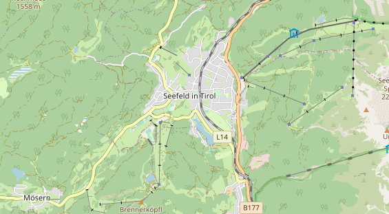 Wanderhotel auf Karte