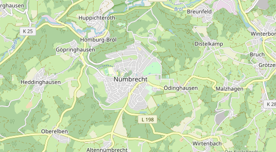 Wanderhotel auf Karte