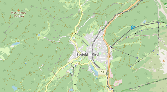 Wanderhotel auf Karte