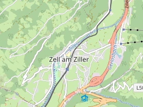 Wanderhotel auf Karte