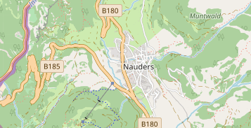 Wanderhotel auf Karte