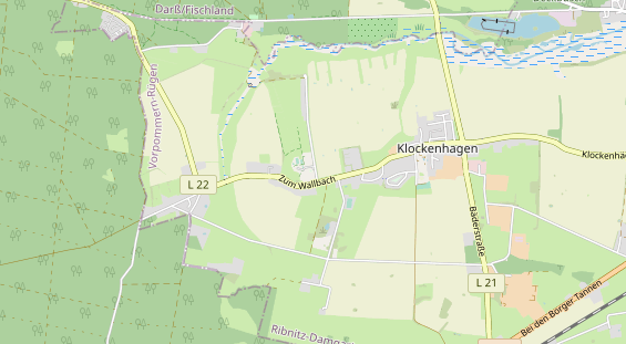 Wanderhotel auf Karte