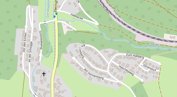 Wanderhotel auf Karte