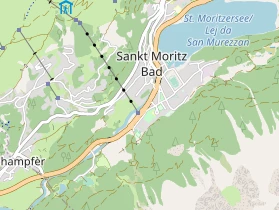 Wanderhotel auf Karte