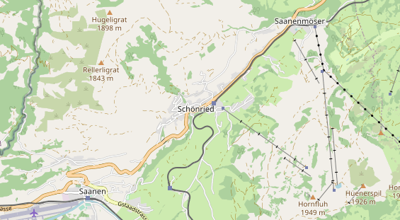 Wanderhotel auf Karte