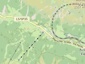 Wanderhotel auf Karte