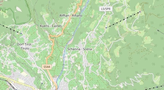 Wanderhotel auf Karte