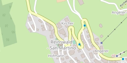 Wanderhotel auf Satellitenbild