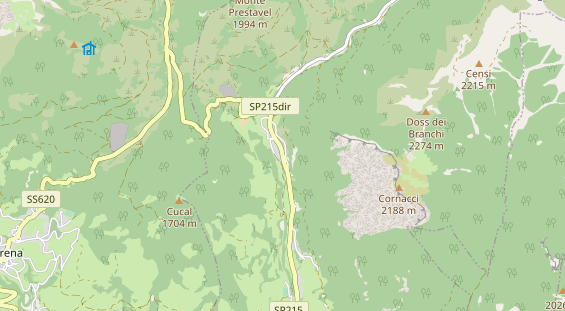 Wanderhotel auf Karte