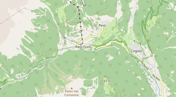 Wanderhotel auf Karte