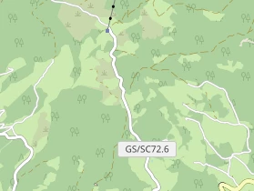 Wanderhotel auf Karte