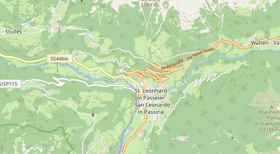 Wanderhotel auf Karte