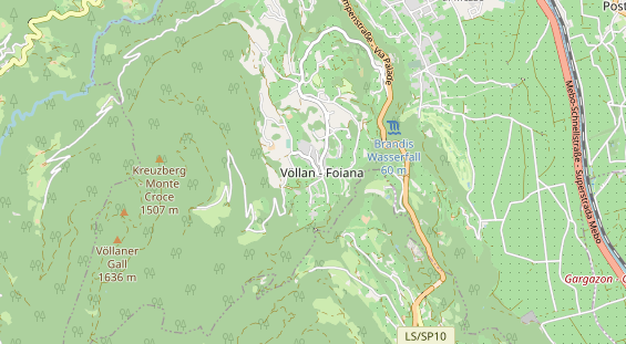 Wanderhotel auf Karte