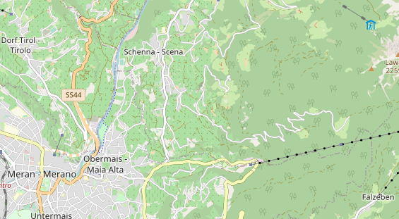 Wanderhotel auf Karte