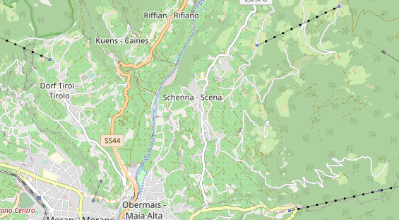 Wanderhotel auf Karte