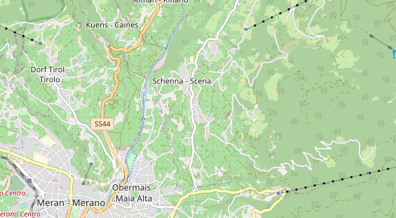 Wanderhotel auf Karte