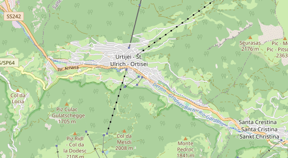 Wanderhotel auf Karte