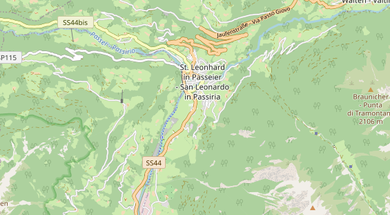 Wanderhotel auf Karte