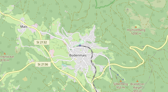 Wanderhotel auf Karte