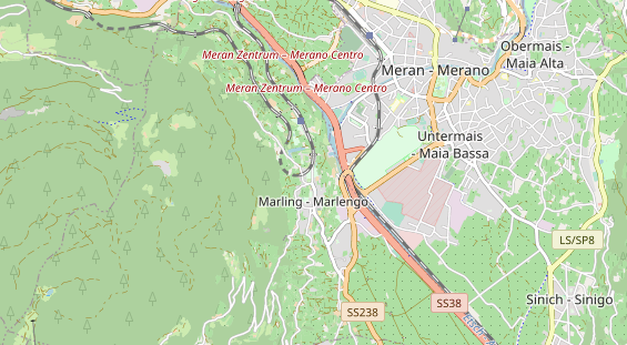 Wanderhotel auf Karte