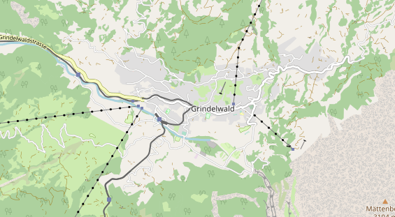 Wanderhotel auf Karte