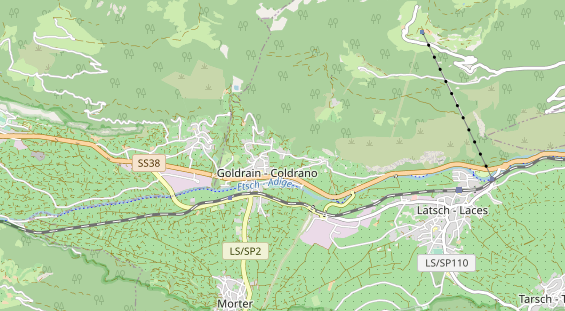 Wanderhotel auf Karte