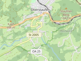 Wanderhotel auf Karte