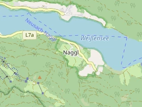 Wanderhotel auf Karte