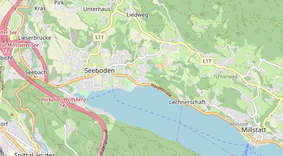 Wanderhotel auf Karte