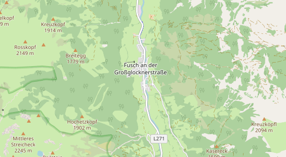 Wanderhotel auf Karte