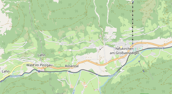 Wanderhotel auf Karte