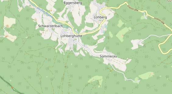 Wanderhotel auf Karte