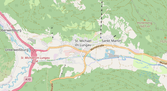 Wanderhotel auf Karte