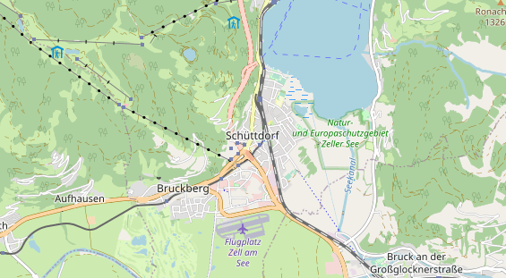 Wanderhotel auf Karte