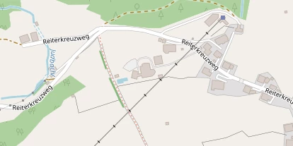 Wanderhotel auf Satellitenbild