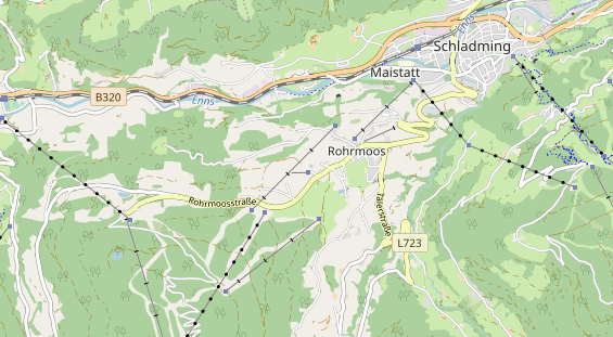 Wanderhotel auf Karte