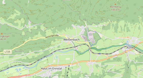 Wanderhotel auf Karte