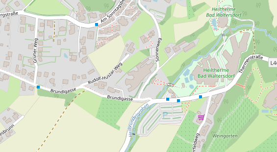 Wanderhotel auf Karte