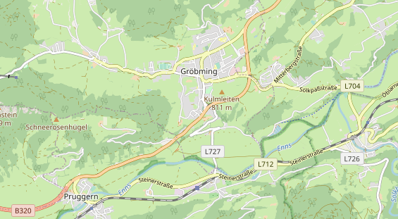 Wanderhotel auf Karte