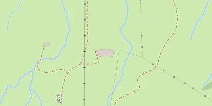 Wanderhotel auf Satellitenbild