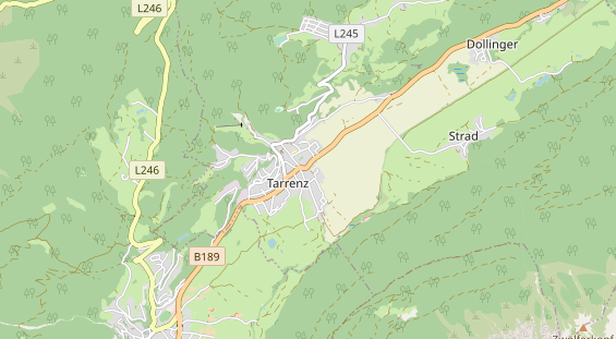 Wanderhotel auf Karte