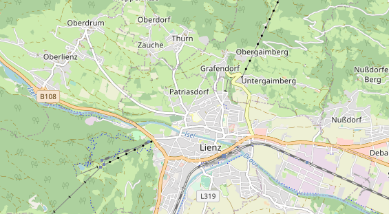 Wanderhotel auf Karte